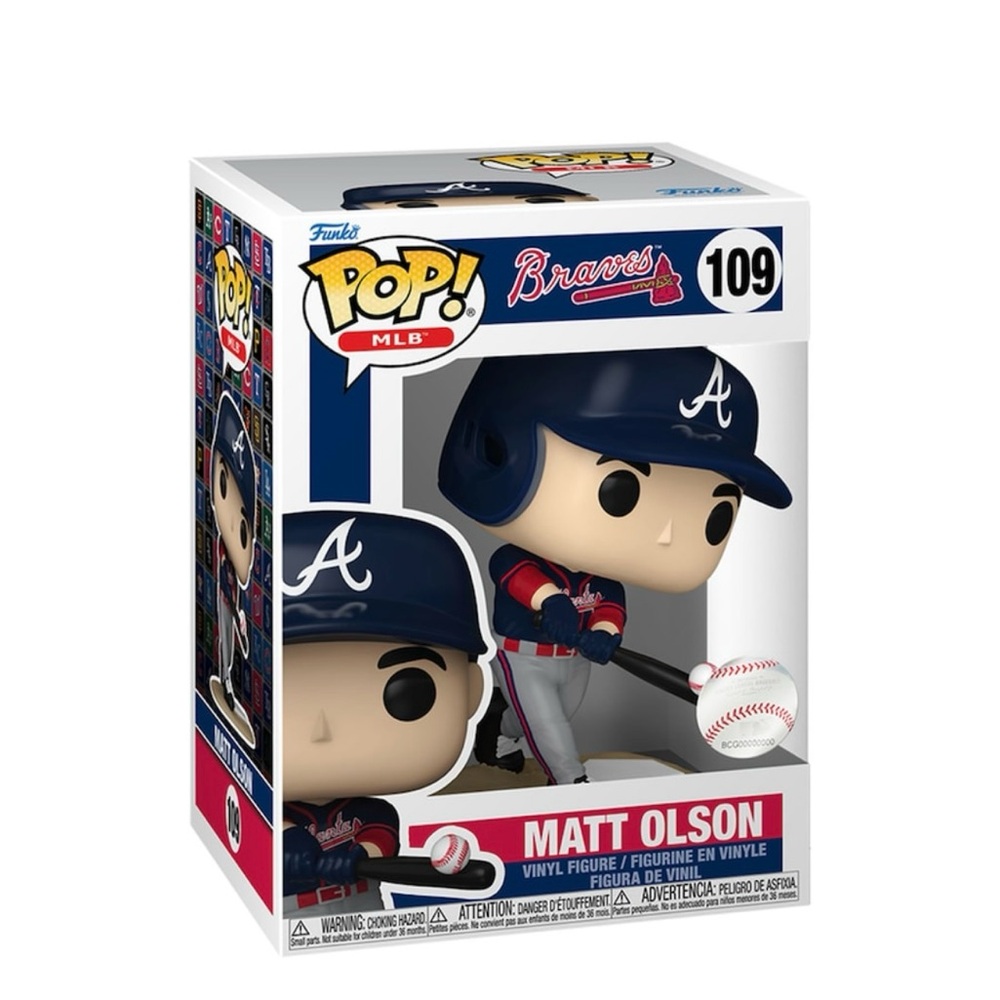 Funko Pop! MLB Matt Olson Figure - Navy and Red